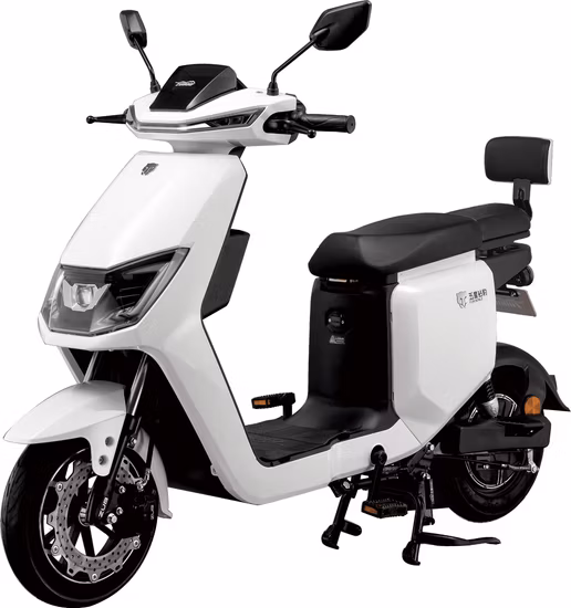 Motocicleta eléctrica de batería con licencia Luqi con faro LED